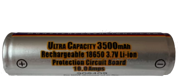 Ultra Capacity 3500mAh, 3.7v, 10A