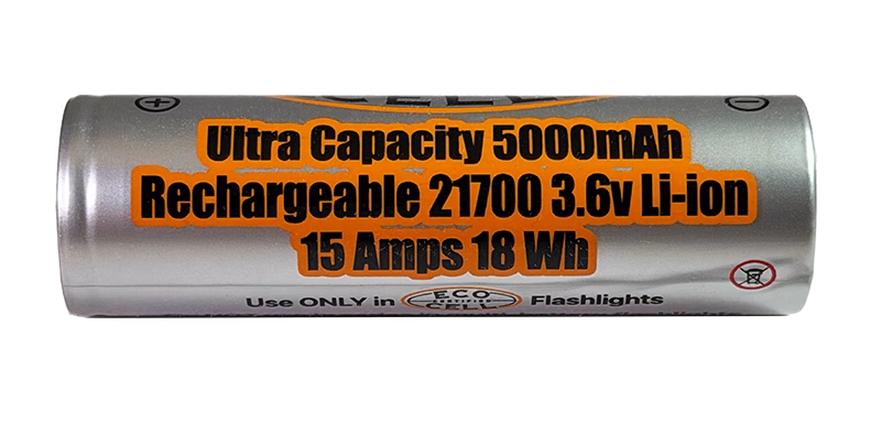 5000mAh 21700 15A ECO Cell